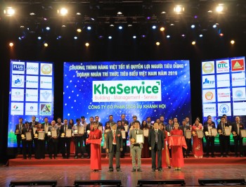 KHASERVICES NHẬN GIẢI TOP 20 THƯƠNG HIỆU VÀNG VIỆT NAM 2019