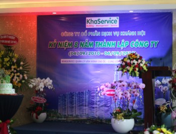 KỶ NIỆM 08 NĂM THÀNH LẬP CÔNG TY CỔ PHẦN DỊCH VỤ KHÁNH HỘI