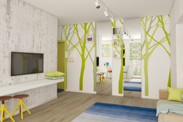  CĂN HỘ NHỎ ĐẦY CẢM HỨNG VỚI TÔNG MÀU VÀNG CHANH