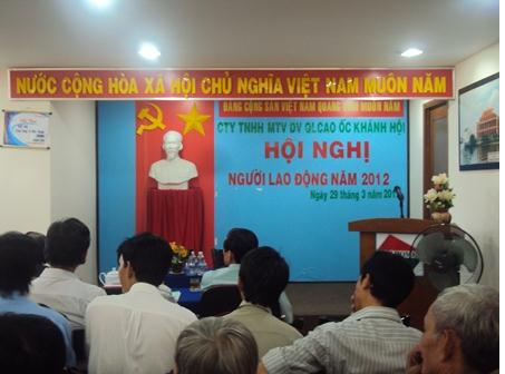 HỘI NGHỊ NGƯỜI LAO ĐỘNG NĂM 2012